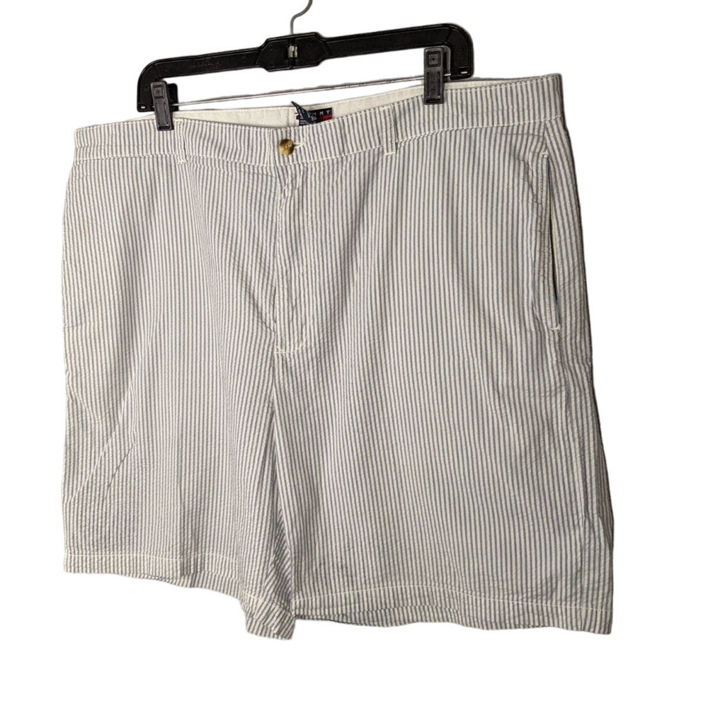 Preppy Tommy Hilfiger Searsucker Shorts Men's 40 Costal Summer Golf Country Club